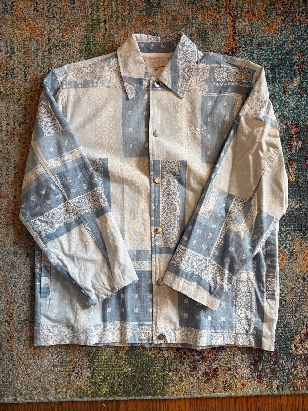 Kith Washed Paisley Coaches Jacket - Picture 3 of 8